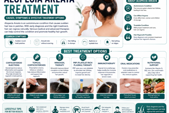 Alopecia Areata Treatment: Causes, Symptoms, Diagnosis & Best Treatment Options